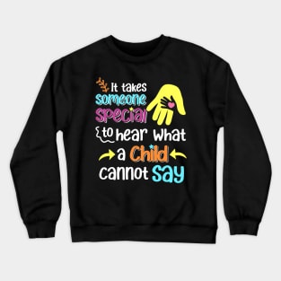 Special Ed Paraprofessional Teacher Education School Gift Crewneck Sweatshirt